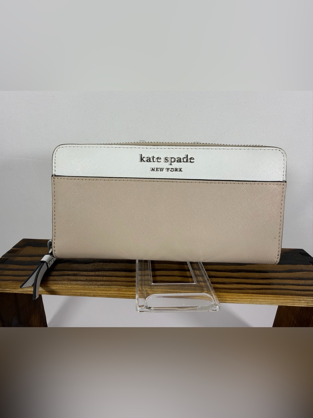 2159: Kate Spade New York Cameron Street Lacey Colorblock Zip Wallet